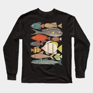 Fish Crowd No. 1 Long Sleeve T-Shirt